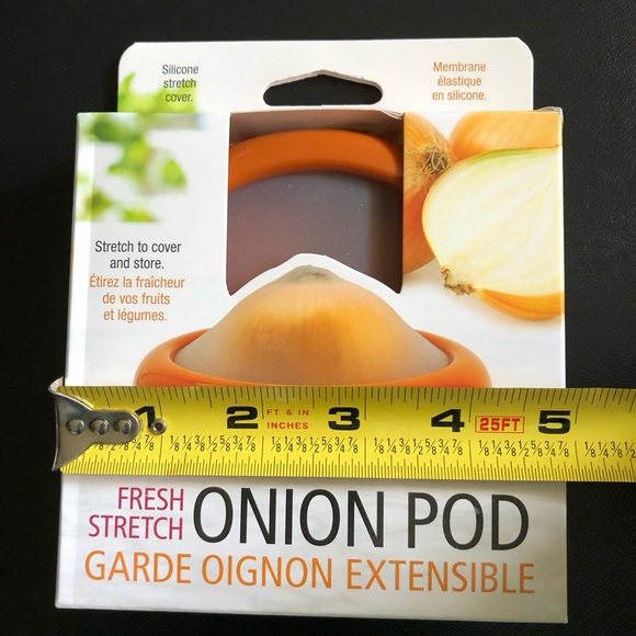 2/$20 NEW JOIE Fresh Stretch Pod Onion Storage Container Kitchen 1 Count - Picture 5 of 14